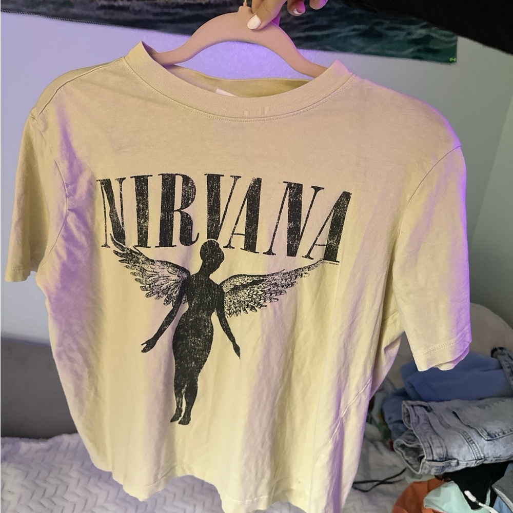 H&M Beige Casual Tee